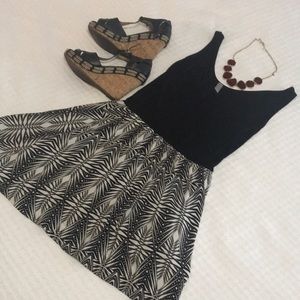 Lush abstract pattern medium dress